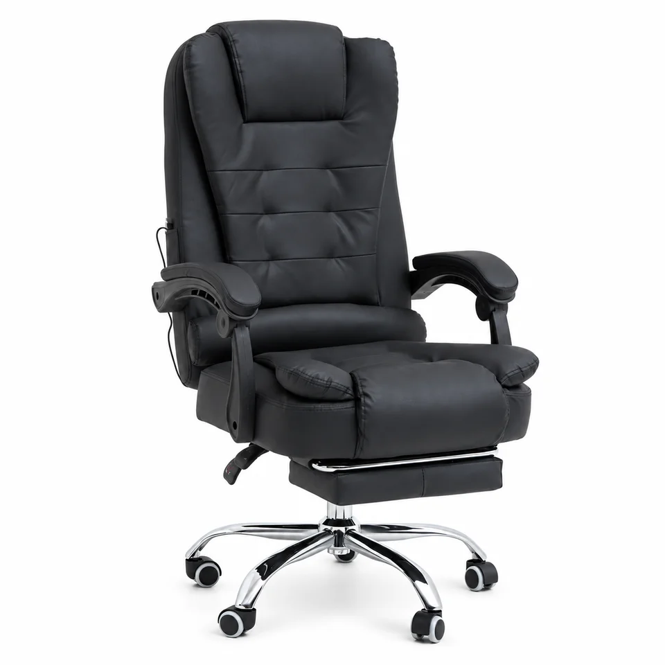 MYCHAIR Prime, чёрный, кожа